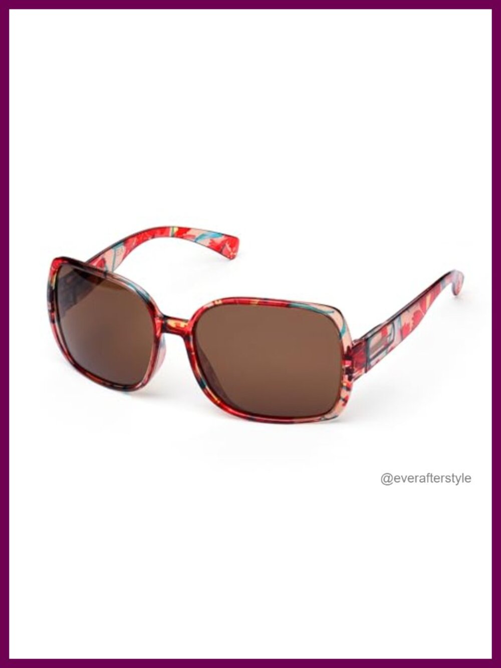 Polarized Oversized Retro Designer Sunglasses for Women UV400 Square Frame
